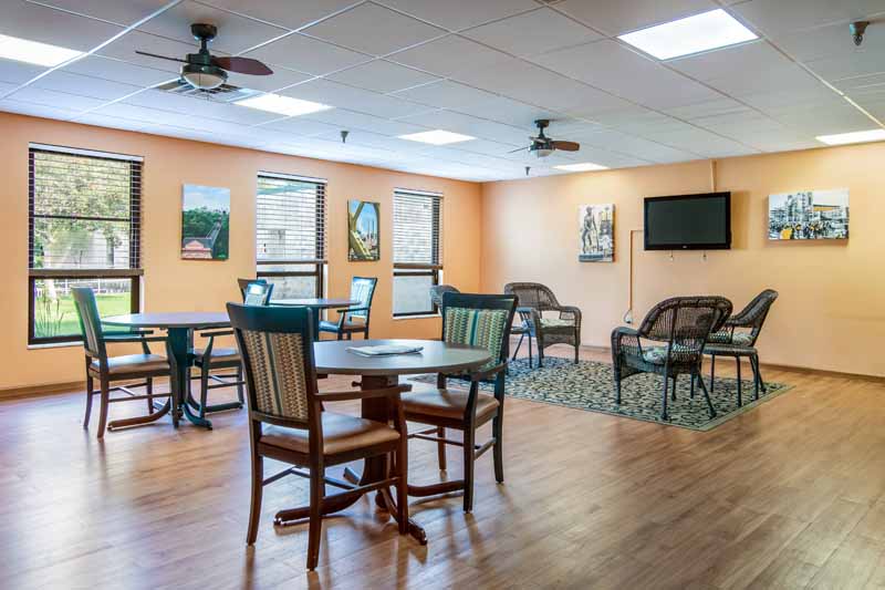 dining at Cedar Hill